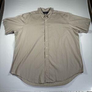 Vintage Ralph Lauren Short Sleeve Button Down Shirt Mens XXL Classic Fit Cotton